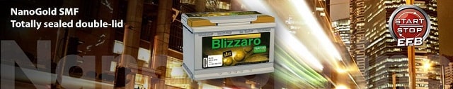 Аккумуляторы Blizzaro Nanogold EFB – для авто с технологией Старт/Стоп - фото