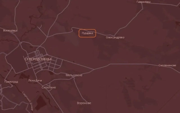 В Луганской области из-за масштабного лесного пожара введен режим ЧС
