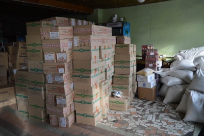 СБУ обнаружила в Рубежном 200 тонн спрятанной гуманитарной помощи