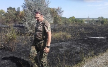 Вчера боевики зажигательными боеприпасами обстреляли Екатериновку