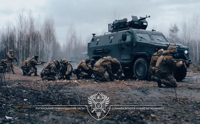 На базе Луганского пограничного отряда создана бригада Гвардии наступления