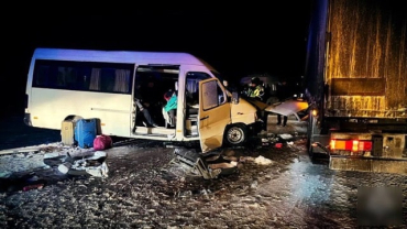В ДТП возле села Чугинка пострадали пассажиры микроавтобуса, в том числе - ребенок