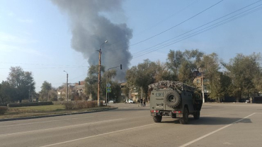 В оккупированном Луганске взорвался склад с артиллеристскими боеприпасами