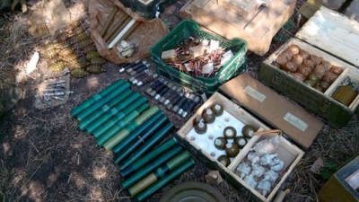 Очередной крупный тайник с боеприпасами найден в зоне АТО