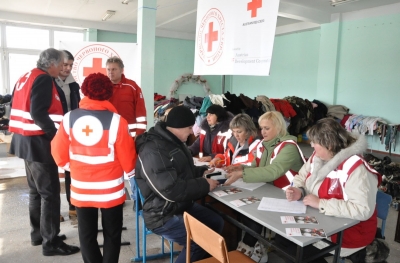 Переселенцы получили помощь от Красного Креста Австрии