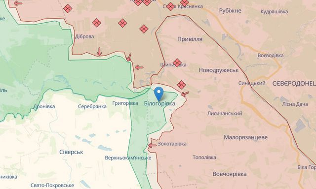 Российские оккупанты попытались наступать на Белогоровку, но получили отпор