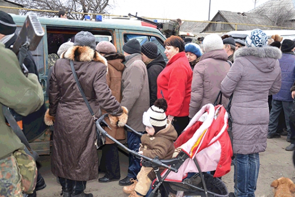  Помощь для жителей Станицы Луганской