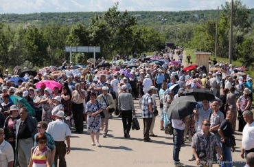 Боевики не дают обустроить КПВВ в Станице Луганской