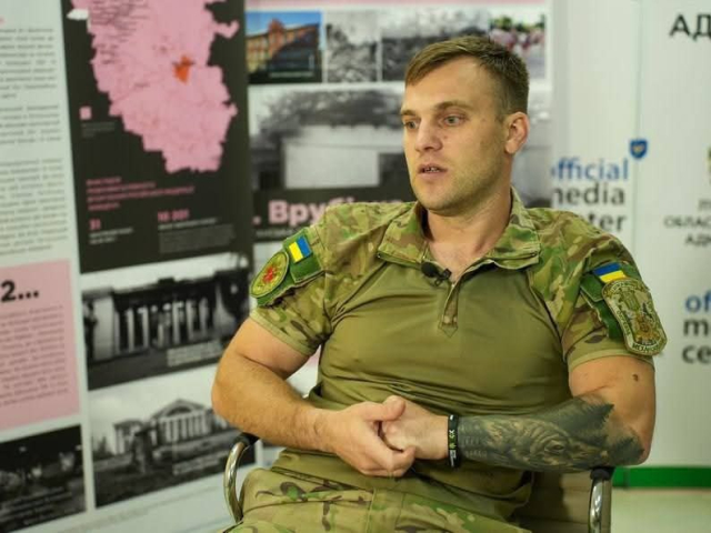 Житель г. Сватово Денис Смольников награжден орденом «За мужество» ІІІ степени
