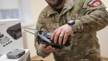Бойцам штурмовой бригады НПУ «Лють» переданы 10 дронов «DJI Mavic 3»