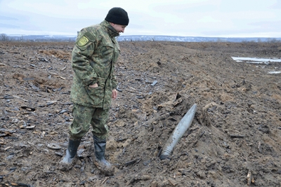 В Сватово полицейские нашли неразорвавшиеся боеприпасы