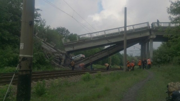На территории ОРЛО недалеко от Хрустального взорван мост
