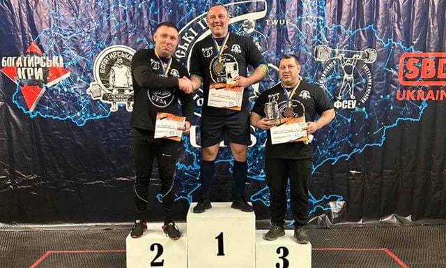 Луганчане на чемпионате Украины заняли все ступени пьедестала почета