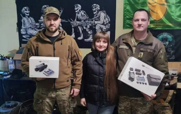 Вдова погибшего пограничника помогает его побратимам сражаться с врагом
