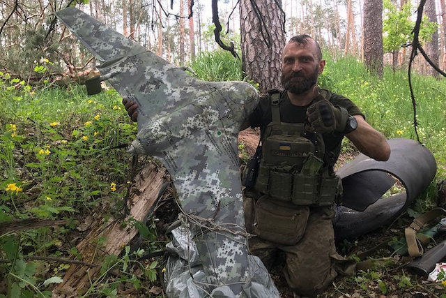 На Луганщине нацгвардеец сбил российский БПЛА «Элерон»