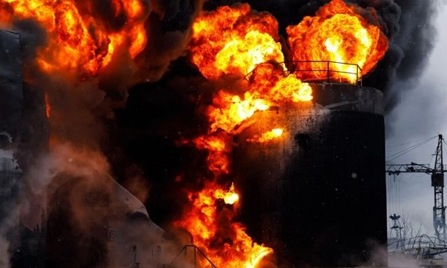 Луганск атаковали беспилотники – повреждены состав с ГСМ и нефтебаза