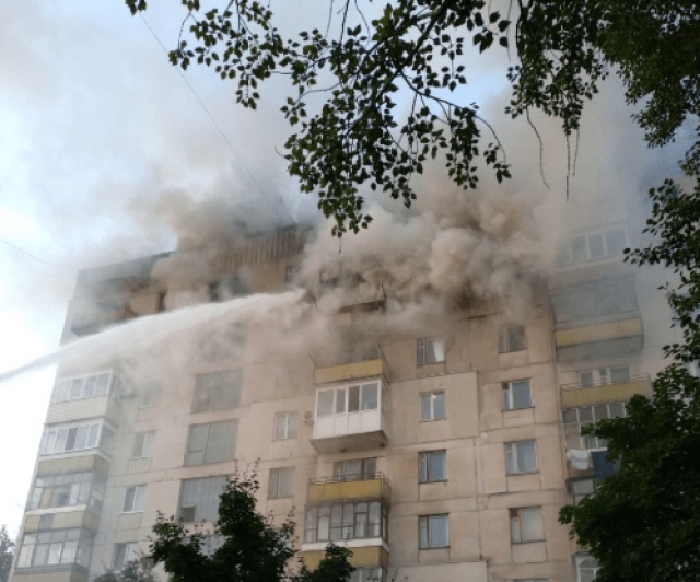 При пожаре в Северодонецке погибли два человека