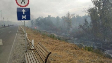 Прекращена работа КПВВ «Станица Луганской» – из-за пожара детонируют снаряды