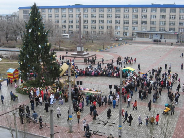 В Северодонецке открыли главную елку Луганщины