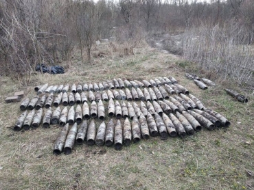 Большое количество снарядов нашли в бывшем кемпинге