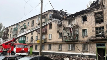 В Хрустальном в жилом доме произошел взрыв бытового газа
