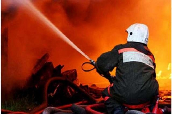 Пожар в деревянном бараке унес жизнь женщины