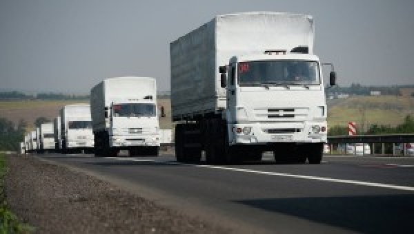 Российский "гумконвой" привез в оккупированный Луганск крупы 