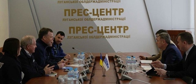 На Луганщину приехал Александр Хуг