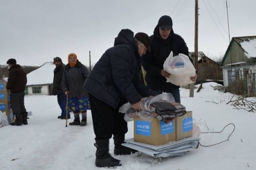 В Новоалександровку доставили гуманитарную помощь, боевики боятся наступления ВСУ на Первомайск