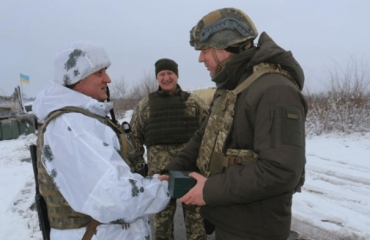 На Луганщине побывал министр обороны