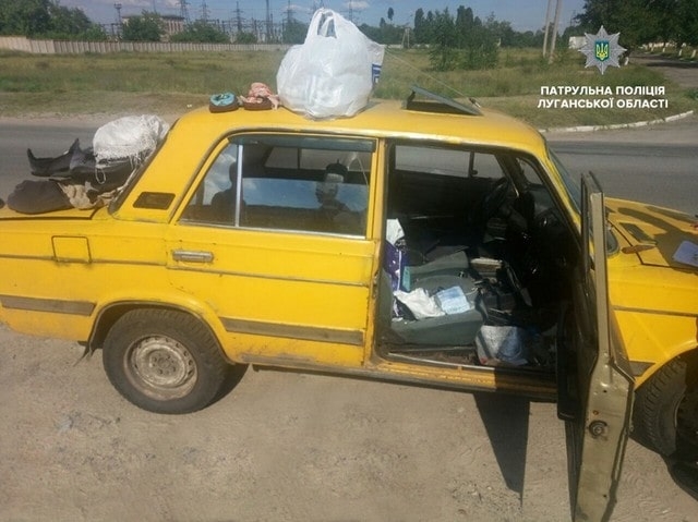 У неадекватного водителя нашли оружие