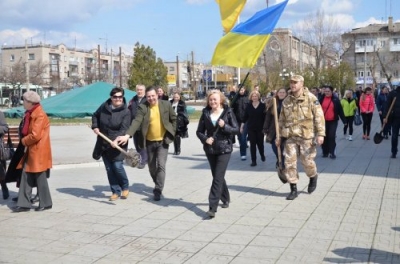 В Северодонецке высадили "Евросквер"