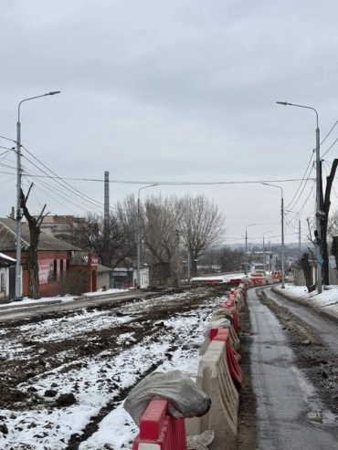 В оккупированном Луганске продолжается демонтаж трамвайных путей