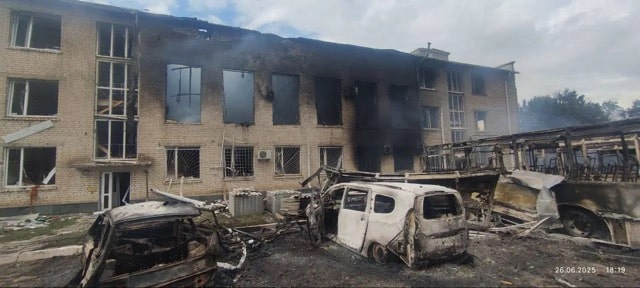 Дроны атаковали здание оккупационной «администрации» в Троицком