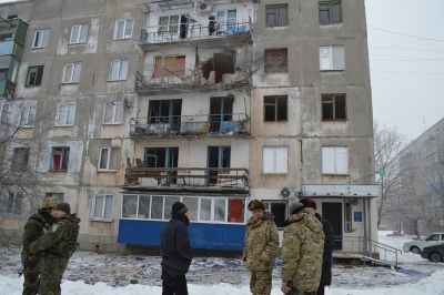 В первый день нового года на Луганщине было неспокойно