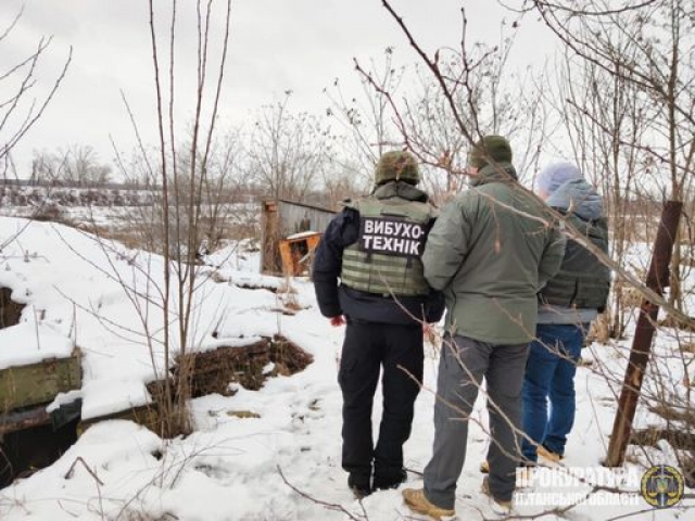 У Станицы Луганской обнаружен боеприпас российского производства