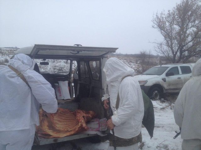 Пограничники не позволили вывезти в Россию 340 кг мяса