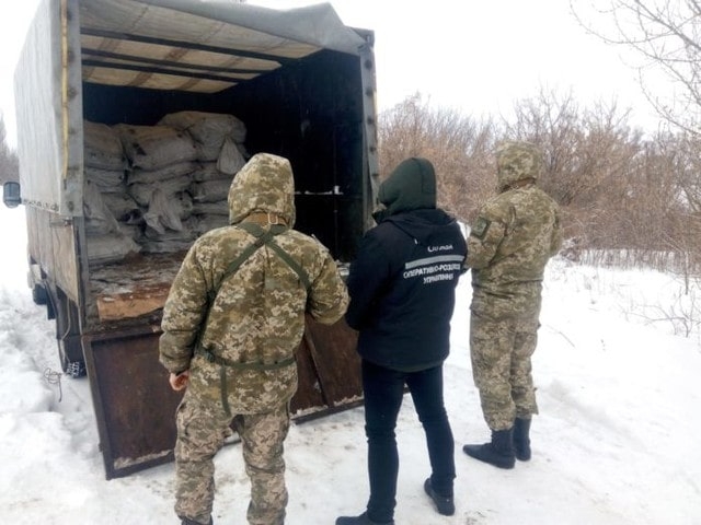 Луганские пограничники не пропустили на территорию РФ контрабандные саженцы плодовых деревьев