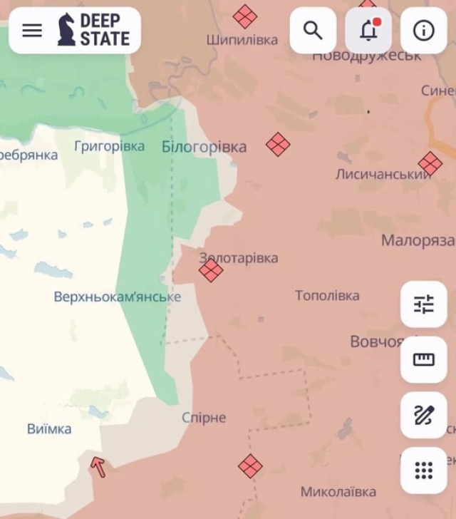 Оккупанты продвинулись в Белогоровке — DeepState