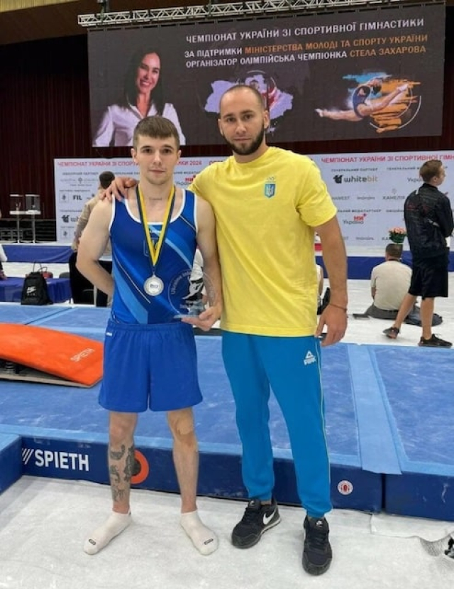 Гимнаст из Луганска на чемпионате Украины занял второе место