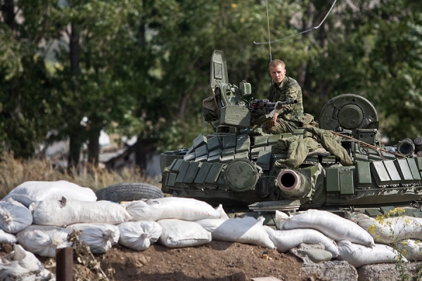 Обстреляли военных возле Счастья
