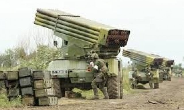 В Хрустальном замечено большое количество «Градов» боевиков