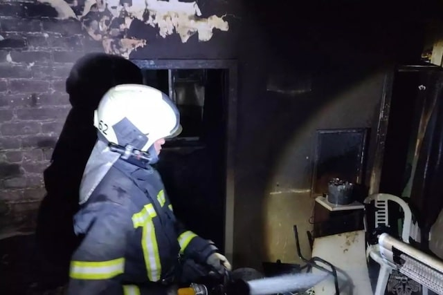 В оккупированном Рубежном во время пожара погиб мужчина