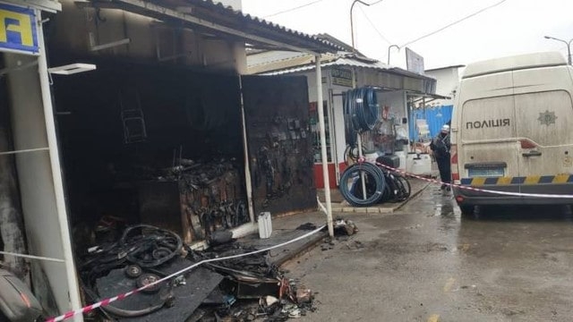 Пожар на рынке в г. Рубежное – полиция открыла уголовное производство
