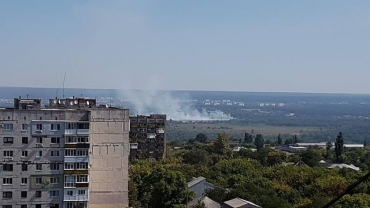 Пожар на «Азоте» погашен, но шламонакопитель все еще тлеет