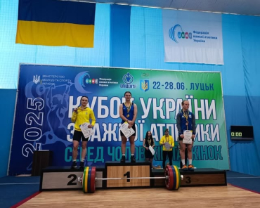 Луганчанка завоевала три серебряных медали на кубке Украины