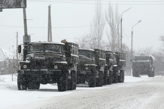 ОБСЕ зафиксировала крупное скопление военной техники «ЛНР» под Луганском